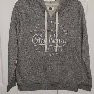 NWOT Old Navy Women’s Gray Pullover Hoodie